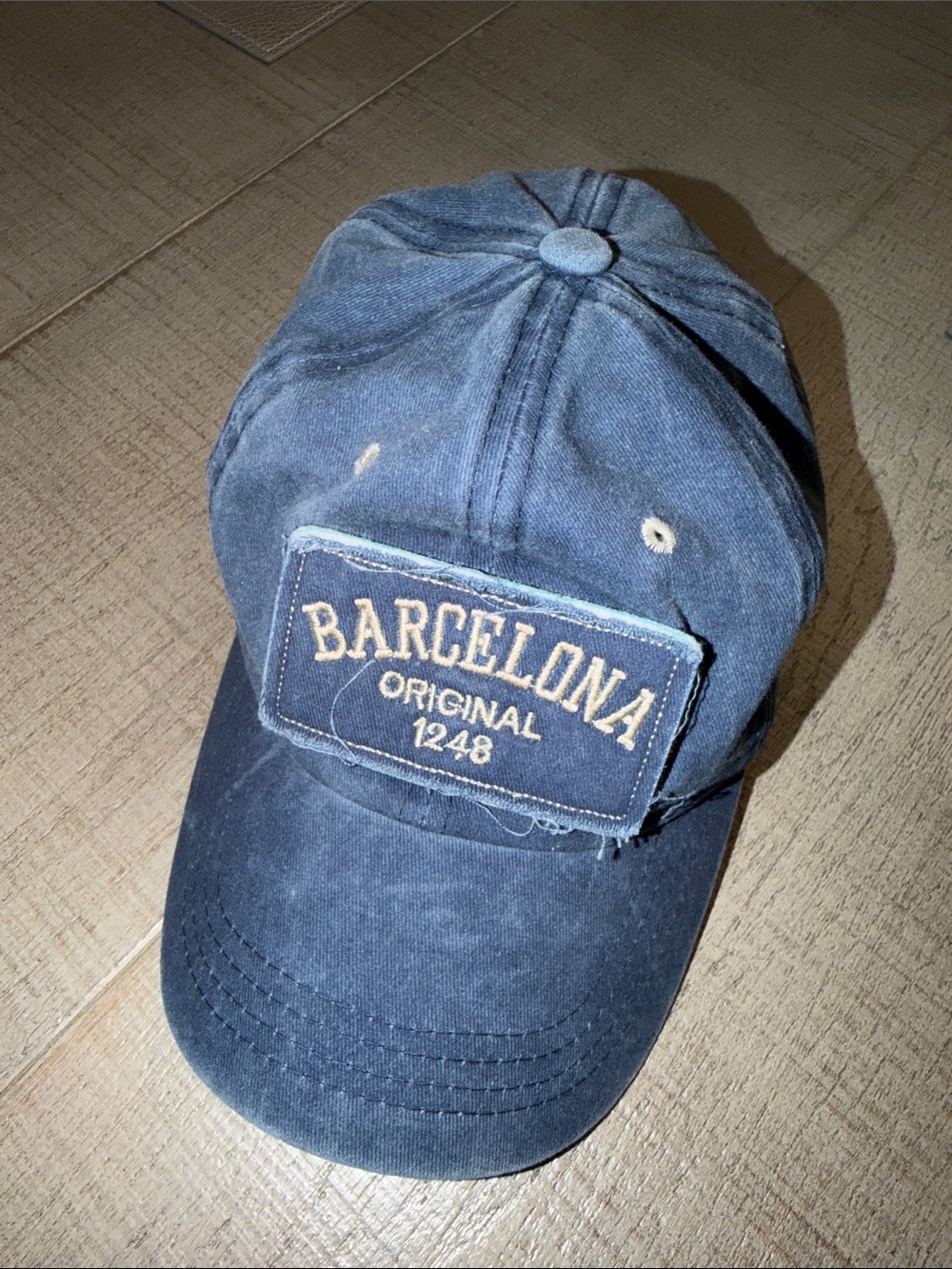💙 BARCELONA DENIM BLUE BASEBALL CAP 💙